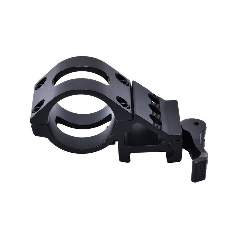 Snel afneembare bereikvergroting 30 mm Offset Ring voor 21 mm zijkantvergroting in Matte Zwart