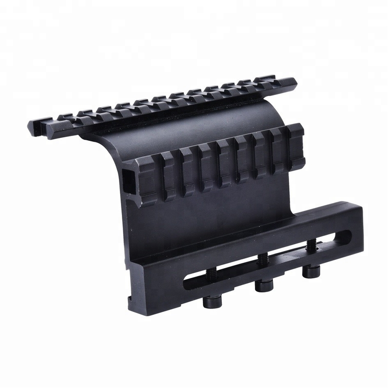 Side Mount Sight Scope Mount System met 127 mm onderlengte en Matte Zwarte afwerking