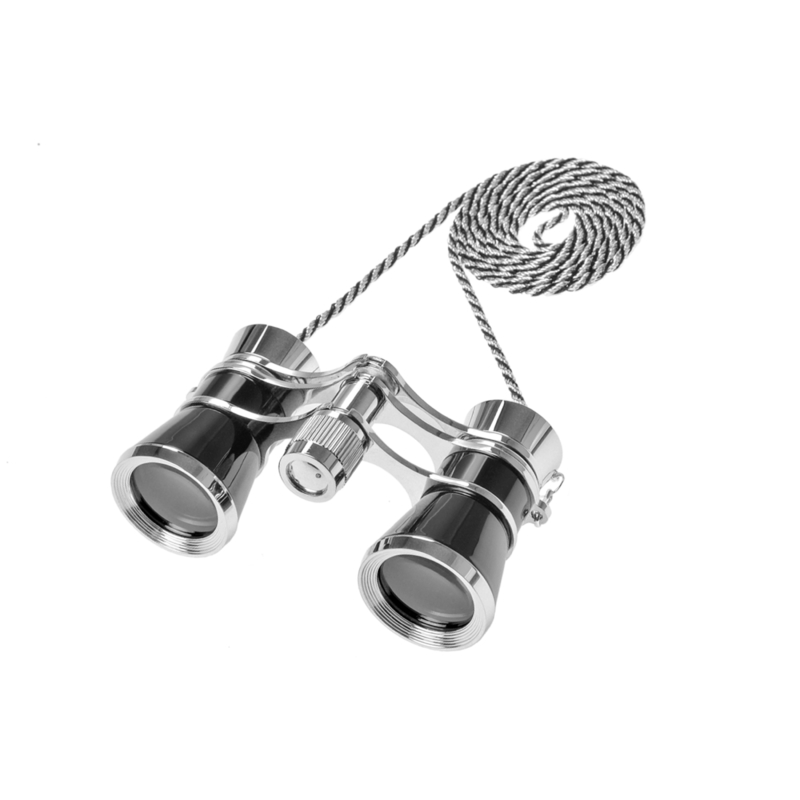 3x Vergroting Edelmetalen Mini Telescoop Spotting Scope voor Paardenwedstrijden 3x25