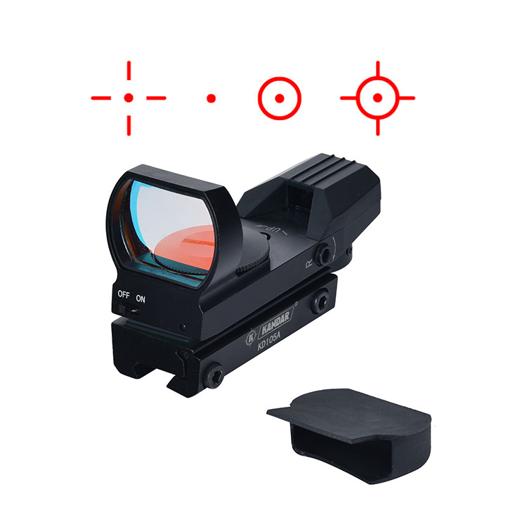 11mm/20mm Base 1X22x33 Red Dot Reflex Sight met gratis oogrelief en accessoires