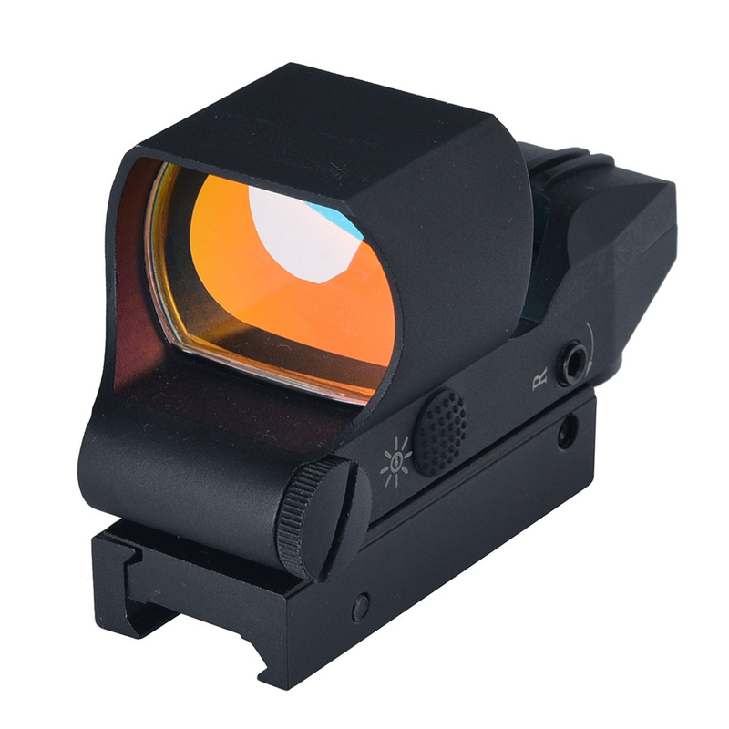 Compact 1X Vergroting Zicht Holografisch Rood Dot Optische Scope met 7,4mm Exit Pupil