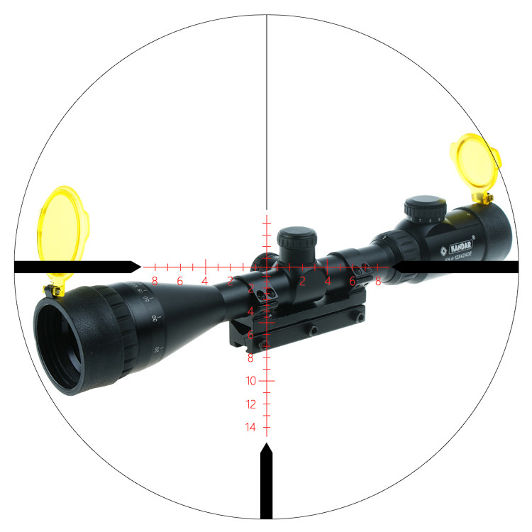 KH 4-12x42 AOE Scope met 3,5-10,5 mm uitgangspupil en RGB M-Dot-verlichting