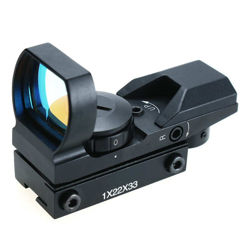 1x22x33 Rode Groene Dot 4 Reticle Reflex Visie Verbeter je schietnauwkeurigheid en snelheid
